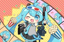 hatsune miku from vocaloid by nukotun