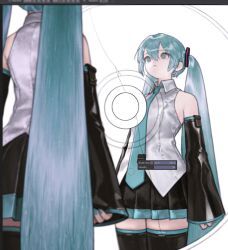 hatsune miku from vocaloid by nizuma