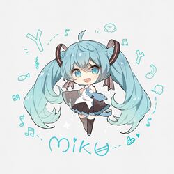 hatsune miku from vocaloid