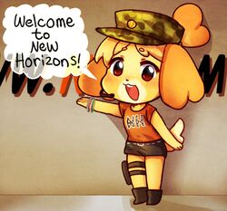 isabelle (animal crossing) from animal crossing by kataro