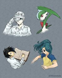 gallade from hataraku saibou by hinata kanata