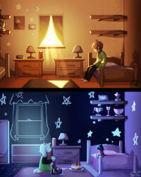 kris (dark world) (deltarune) from deltarune by yoshino (q sci)