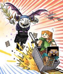 alex (minecraft) from kirby (series) by kicdon
