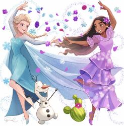 elsa (frozen) from disney by melchencanto