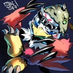hawkmon from digimon by oden (odenzzi)