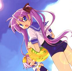 hiiragi kagami from lucky star by himukai kyousuke