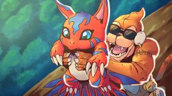 elecmon from digimon by addriano divino