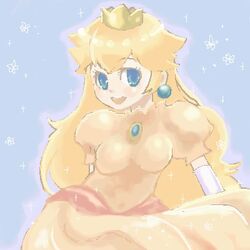 princess peach from super mario bros. by aura (a440)