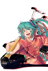 hatsune miku from vocaloid by boru (ochagashi)