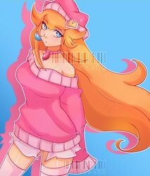 princess peach from super mario bros.