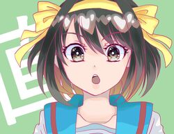 suzumiya haruhi from suzumiya haruhi no yuuutsu