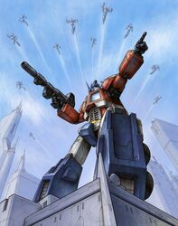 optimus prime from transformers by nakamura jun'ichi