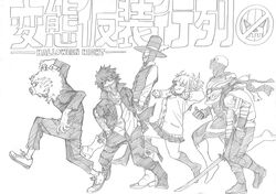 dabi (boku no hero academia) from boku no hero academia by horikoshi kouhei