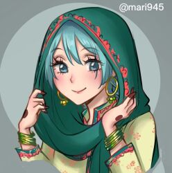 hatsune miku from vocaloid