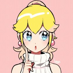 princess peach from super mario bros. by kisaragi yuu (fallen sky)