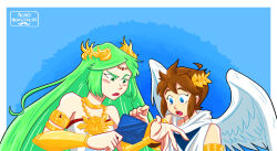 palutena from kid icarus