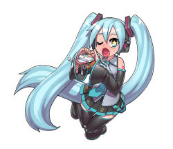 hatsune miku from vocaloid by x6suke