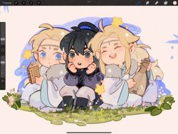 erha he tadebai mao shizun fan art