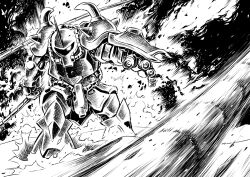 gouf from gundam by nakanishi kent