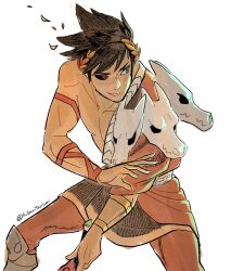 zagreus (hades) from hades (series) by hikari toriumi
