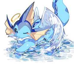 vaporeon from pokemon by suna k0nbu