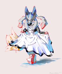 lucario from pokemon by suna k0nbu