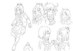 kokomine cocona from flip flappers by nick150iso