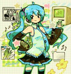 hachune miku from vocaloid