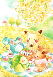 chikorita from pokemon by yukichi 0611