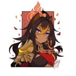 dehya (genshin impact) from genshin impact by sandragh