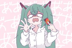 hatsune miku from mimukauwa nice try (vocaloid)