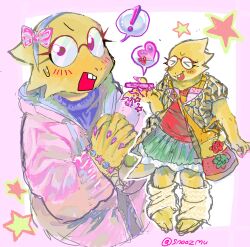 alphys from undertale by snoozmu