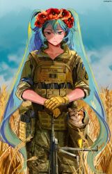hatsune miku from vocaloid