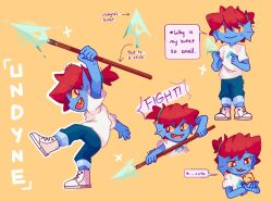 undyne from undertale by sopuu