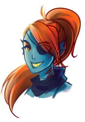 undyne from undertale by kiwa007