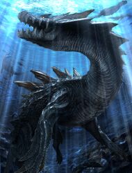 lagiacrus from monster hunter (series) by nutuki