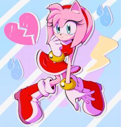 amy rose from sonic (series) by ameusute1002