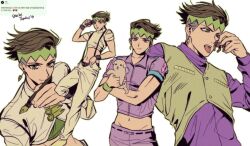kishibe rohan from diamond wa kudakenai