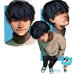 gumball watterson from the amazing world of gumball
