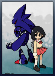 mecha sonic mkii from nichijou