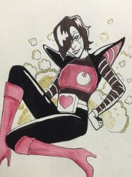 mettaton from inktober by polarain