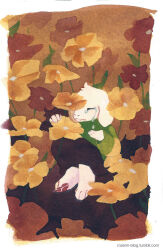 asriel dreemurr from undertale by rozenn grosjean