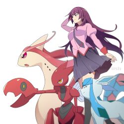 glaceon from bakemonogatari by fooring