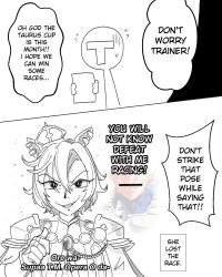 t-head trainer (umamusume) from dragon ball