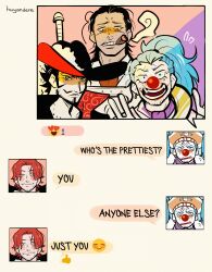 buggy the clown from one piece by huyandere