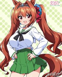 daiwa scarlet (umamusume) from girls und panzer by kyosuke fujiwara