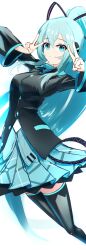 hatsune miku from vocaloid