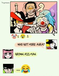 buggy the clown from one piece by huyandere