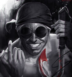 sanford (madness combat) from madness combat by deimos art