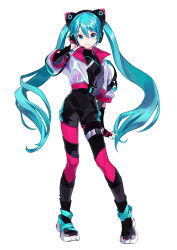 hatsune miku from sonic the hedgehog official by uekawa yuji